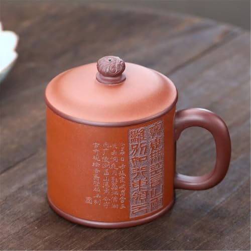 WGQDQDBY Handgefertigte Purpurtontasse Großvolumiges Teezubehör mit Deckel Zuhause Büro Meistertasse-Brown-500ml WGQDQDBY Handgefertigte Purpurtontasse Großvolumiges Teezubehör mit Deckel Zuhause Büro Meistertasse-Brown-500ml von WGQDQDBY