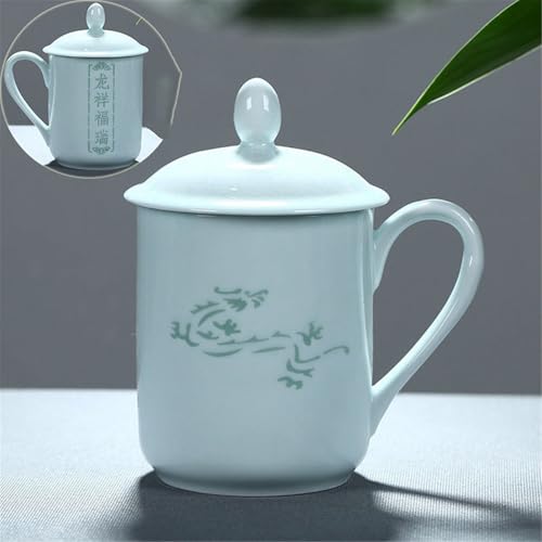 WGQDQDBY Porzellan-Teetasse Keramiktasse mit Deckel für Tee-Color4-shape5 WGQDQDBY Porzellan-Teetasse Keramiktasse mit Deckel für Tee-Color4-shape5 von WGQDQDBY