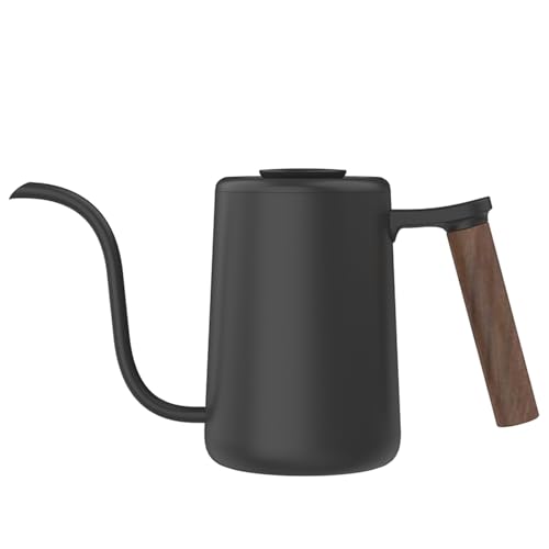 WGQDQDBY Pour-Over Kaffeekanne aus Edelstahl, Herdtopf-Kaffeebrüher für den Hausgebrauch-Black2 von WGQDQDBY