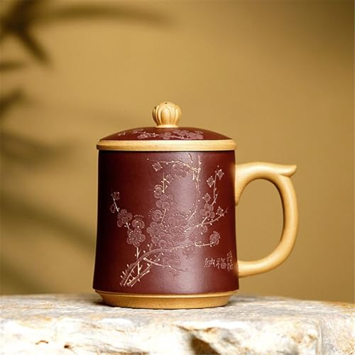 WGQDQDBY Purpurtontasse Großvolumige Büro-Teetasse-Brown-490ml WGQDQDBY Purpurtontasse Großvolumige Büro-Teetasse-Brown-490ml von WGQDQDBY