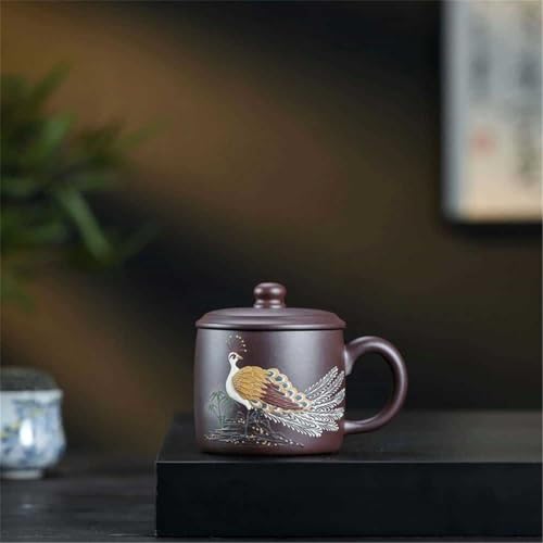 WGQDQDBY Purpurtontasse Teetasse Handgefertigt Großvolumige Teebrühtasse für Heimgebrauch-Brown-450ml WGQDQDBY Purpurtontasse Teetasse Handgefertigt Großvolumige Teebrühtasse für Heimgebrauch-Brown-450ml von WGQDQDBY