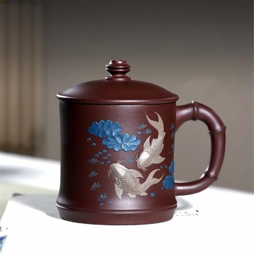 WGQDQDBY Purpurtontasse Wasserglas Großvolumige Teebecher-Color-Shape von WGQDQDBY