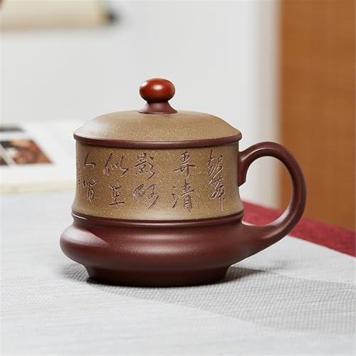 WGQDQDBY Purpurtontasse mit Deckel Zuhause Kung Fu Teezubehör-Khaki-470ml WGQDQDBY Purpurtontasse mit Deckel Zuhause Kung Fu Teezubehör-Khaki-470ml von WGQDQDBY