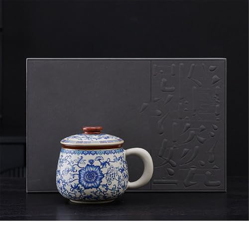 WGQDQDBY Ru-Ofen Keramik-Teetasse Sieb Bürobecher Geschenk-Color2-shape3 von WGQDQDBY