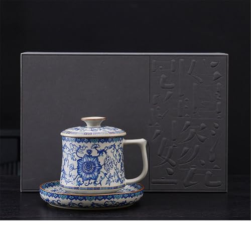 WGQDQDBY Ru-Ofen Keramik-Teetasse Sieb Bürobecher Geschenk-Color5-shape6 von WGQDQDBY
