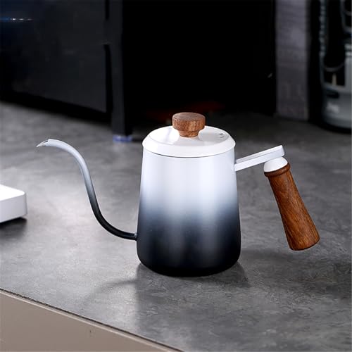 WGQDQDBY Tragbare Edelstahl Pour-Over Kaffeekanne, Schlankhals-Design-Black1 WGQDQDBY Tragbare Edelstahl Pour-Over Kaffeekanne, Schlankhals-Design-Black1 von WGQDQDBY