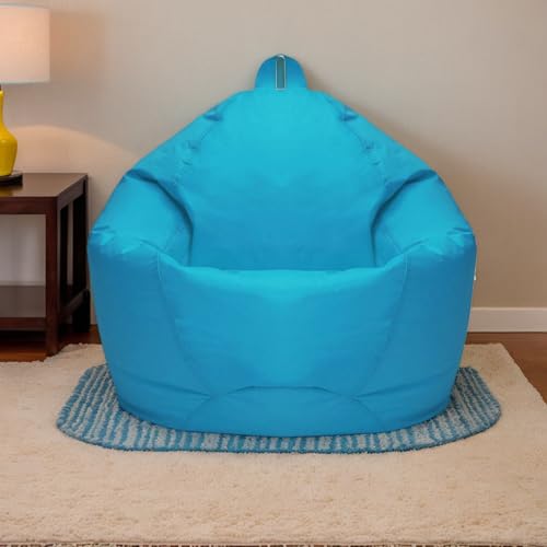 WGQR Bean Bag Hülle Velours Stretch Waschbar Zipper Ohne Füllung Gaming Stuhl Erwachsene Jugendliche Wohnzimmer Büro,H,70 * 80 cm von WGQR