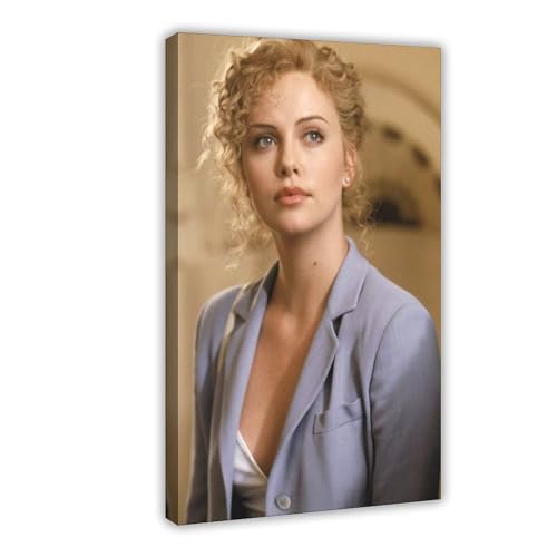 Charlize Theron Poster, Kunst-Leinwand-Poster, Wandkunst, Dekordruck, Bild Gemälde für Wohnzimmer, Schlafzimmer, Dekoration, Rahmen-Stil, 20 x 30 cm Charlize Theron Poster, Kunst-Leinwand-Poster, Wandkunst, Dekordruck, Bild Gemälde für Wohnzimmer, Schlafzimmer, Dekoration, Rahmen-Stil, 20 x 30 cm von WGRWA