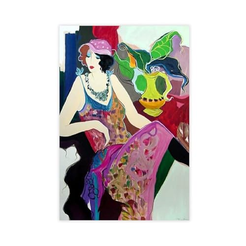 Itzchak Tarkay Kunstposter auf Leinwand, Poster, Wandkunst, Dekordruck, Bild Gemälde für Wohnzimmer, Schlafzimmer, Dekoration, ungerahmt, 40 x 60 cm Itzchak Tarkay Kunstposter auf Leinwand, Poster, Wandkunst, Dekordruck, Bild Gemälde für Wohnzimmer, Schlafzimmer, Dekoration, ungerahmt, 40 x 60 cm von WGRWA