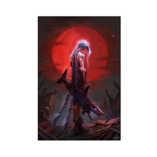 Jinx Poster Arcane Jinx Poster, Leinwandposter, Wandkunst, Dekordruck, Bild, Gemälde für Wohnzimmer, Schlafzimmer, Dekoration, ungerahmt, 40 x 60 cm Jinx Poster Arcane Jinx Poster, Leinwandposter, Wandkunst, Dekordruck, Bild, Gemälde für Wohnzimmer, Schlafzimmer, Dekoration, ungerahmt, 40 x 60 cm von WGRWA