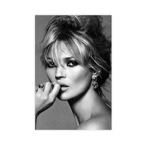 WGRWA Poster auf Leinwand, Modell Kate Moss, Wandkunst, Dekordruck, Bild Gemälde für Wohnzimmer, Schlafzimmer, ungerahmt, 30 x 45 cm WGRWA Poster auf Leinwand, Modell Kate Moss, Wandkunst, Dekordruck, Bild Gemälde für Wohnzimmer, Schlafzimmer, ungerahmt, 30 x 45 cm von WGRWA