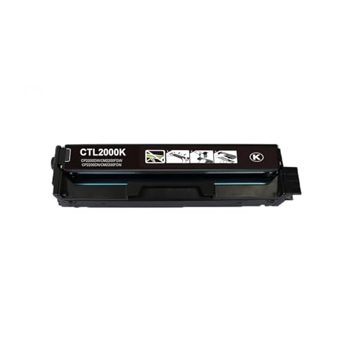 WGUOGO Mit Chip CTL-2000 CTL-2000K CTL-2000HK Tonerkartusche for P-ANTUM CP2200DW CP2200DN CM2200FDW CM2200FDN 1,5 K 3,5 K(CTL-2000 BK 1.5K) von WGUOGO
