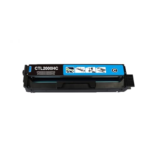 WGUOGO Mit Chip CTL-2000 CTL-2000K CTL-2000HK Tonerkartusche for P-ANTUM CP2200DW CP2200DN CM2200FDW CM2200FDN 1,5 K 3,5 K(CTL-2000H C 3.5K) von WGUOGO