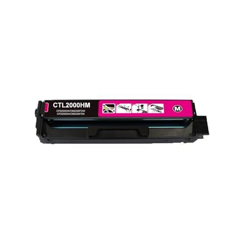 WGUOGO Mit Chip CTL-2000 CTL-2000K CTL-2000HK Tonerkartusche for P-ANTUM CP2200DW CP2200DN CM2200FDW CM2200FDN 1,5 K 3,5 K(CTL-2000H M 3.5K) von WGUOGO
