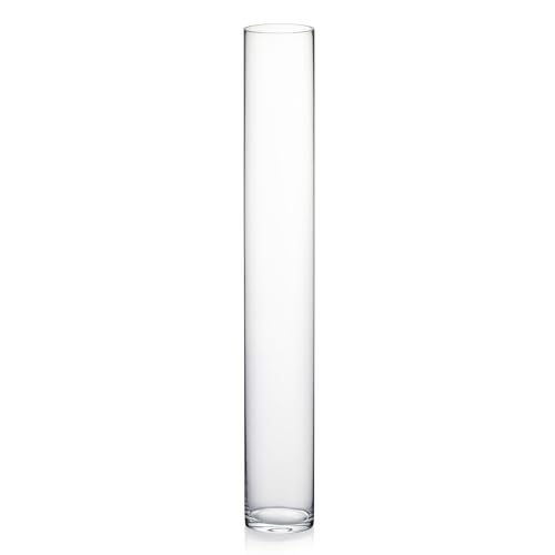 WGV Vase, zylinderförmig, 71 cm, transparent von WGVI