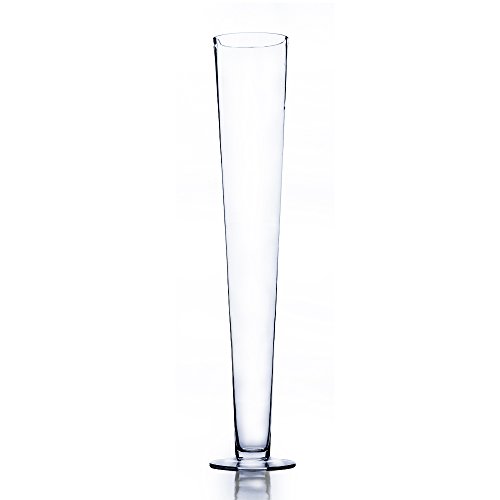 WVG 61 cm Glas Trompete Vase von WGVI