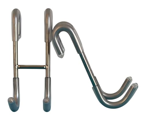 2er Set Rundheizkörper Haken, Handtuchhalter für Heizkörper, Kleiderhaken aus Edelstahl (1 Verpackung) von WH Edelstahl