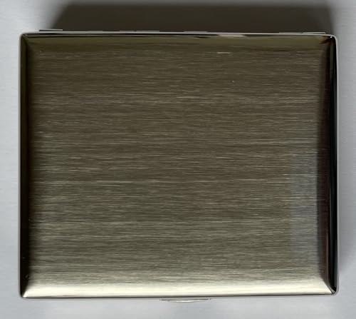 Edelstahl Zigarettenetui personalisiert Wunschgravur Zigarettenschachtel Gravur (Type A) von WH Edelstahl