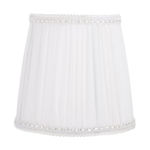 WHAMVOX Stoff Lampenschirm Für Tischlampe Weiß Aus Hochwertigem Material Als Ersatz Für Alte Oder Kaputte Lampenabdeckungen Geeignet Für Wohnzimmer Schlafzimmer Und Arbeitszimmer WHAMVOX Stoff Lampenschirm Für Tischlampe Weiß Aus Hochwertigem Material Als Ersatz Für Alte Oder Kaputte Lampenabdeckungen Geeignet Für Wohnzimmer Schlafzimmer Und Arbeitszimmer von WHAMVOX