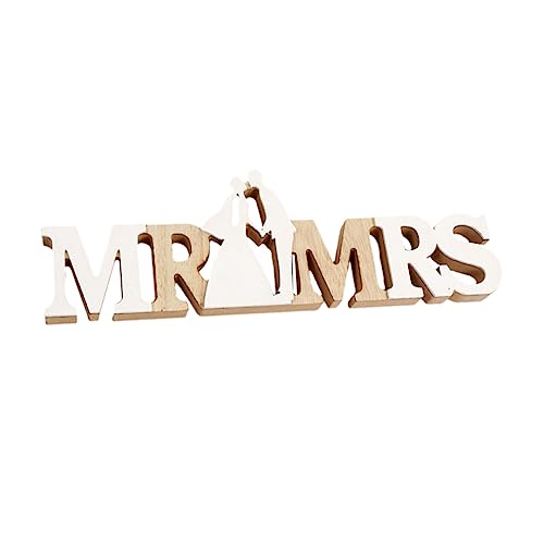 WHAMVOX Mr Mrs Buchstaben Dekoration Romantisches Tisch Ornament Für Hochzeiten Hochwertige Handwerkskunst Für Hochzeitsfeiern Und Heimdeko Stimmungsvolle Atmosphäre Schaffen von WHAMVOX