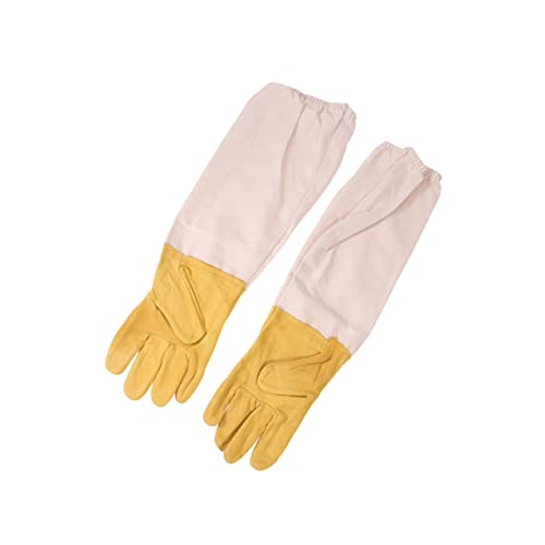 WHAMVOX 1 Paar Bienenhaltung Handschuhe Premium Xxl Imkerhandschuhe mit Schutzfunktion Atmungsaktiv und Flexibel für Optimalen und Beim Arbeiten mit Bienen von WHAMVOX