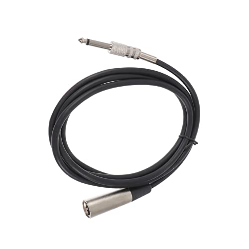 WHAMVOX 1 Stück Audio Adapter Kabel Zinklegierung Doppelt Abgeschirmt Xlr für Mikrofon Recorder Hohe Signalübertragung Schockresistenter Stecker Schwarz von WHAMVOX