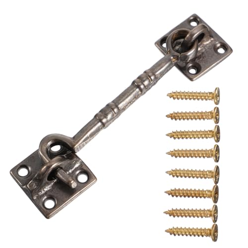 WHAMVOX Antike Türschnalle 12 Cm Schwarzes Kupfer Vintage-fenster Winddichter Haken Einfache Installation Für Landhaus- Zufällige Farbe WHAMVOX Antike Türschnalle 12 Cm Schwarzes Kupfer Vintage-fenster Winddichter Haken Einfache Installation Für Landhaus- Zufällige Farbe von WHAMVOX