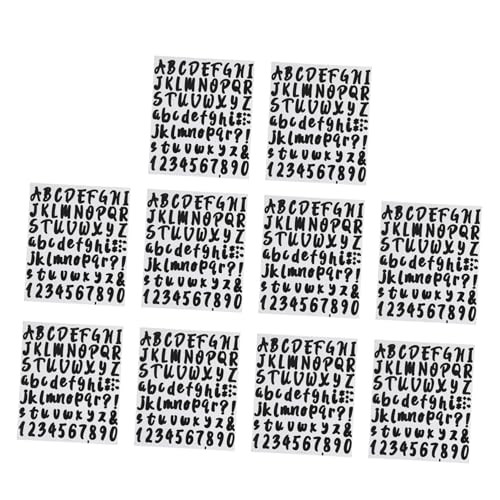 WHAMVOX 10 Blatt Teiliges Selbstklebendes Vinyl Buchstaben und Zahlen Wasserfeste Langlebige Aufkleber für Briefkästen Kinderzimmer DIY dekoration und Vielseitige Raumgestaltung WHAMVOX 10 Blatt Teiliges Selbstklebendes Vinyl Buchstaben und Zahlen Wasserfeste Langlebige Aufkleber für Briefkästen Kinderzimmer DIY dekoration und Vielseitige Raumgestaltung von WHAMVOX