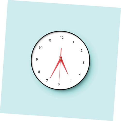 WHAMVOX 10 Sätze Stille Metall uhrzeiger Rot Leichte DIY Wanduhr Ersatzteile Leise Uhrzeiger Einfache Montage Kompatibel für Uhrenreparatur und Bastelprojekte von WHAMVOX