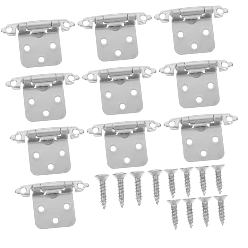 WHAMVOX 10 Stück Möbel Scharniere Selbstschließende Türscharniere für Schränke und Möbel Robuste Küchenscharniere Vielseitig Einsetzbar für Verschiedene Möbelstücke WHAMVOX 10 Stück Möbel Scharniere Selbstschließende Türscharniere für Schränke und Möbel Robuste Küchenscharniere Vielseitig Einsetzbar für Verschiedene Möbelstücke von WHAMVOX