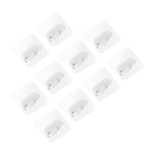 WHAMVOX 10 Stück Selbstklebende Transparente Mehrzweck klebehaken aus Hochwertigem Bohrfrei Wasserfest als Badezimmerhaken für Handtücher Duschzubehör Schlüssel und Mehr Einfache Montage WHAMVOX 10 Stück Selbstklebende Transparente Mehrzweck klebehaken aus Hochwertigem Bohrfrei Wasserfest als Badezimmerhaken für Handtücher Duschzubehör Schlüssel und Mehr Einfache Montage von WHAMVOX