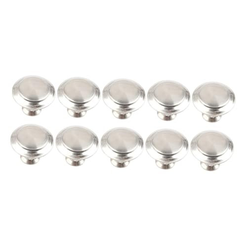WHAMVOX 10 Stück Teiliges Edelstahl Schrankgriff Einzelne Bohrung Gebürstet Modern Türknauf Für Kleiderschränke Bücherregale Einfach zu Montieren und Langlebig WHAMVOX 10 Stück Teiliges Edelstahl Schrankgriff Einzelne Bohrung Gebürstet Modern Türknauf Für Kleiderschränke Bücherregale Einfach zu Montieren und Langlebig von WHAMVOX
