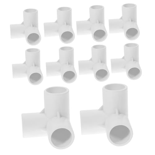 WHAMVOX 10 Stück Teiliges PVC Fitting Wege Rohrverbinder für Gewächshaus Möbel Rahmen Zelt Verbindung Langlebig Hitzebeständig bis Robust und Feuchtigkeitsresistent WHAMVOX 10 Stück Teiliges PVC Fitting Wege Rohrverbinder für Gewächshaus Möbel Rahmen Zelt Verbindung Langlebig Hitzebeständig bis Robust und Feuchtigkeitsresistent von WHAMVOX
