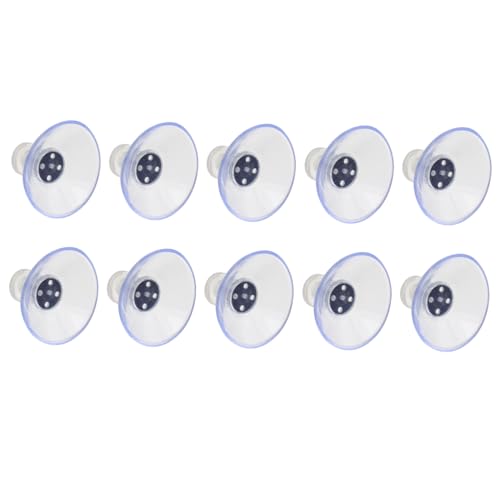 WHAMVOX 10 Stück Teiliges Transparentes Schraub saugnapf Starker Haftkraft Manuell Festziehbar Geeignet für Glatte Glasflächen Wie Fenster und Spiegel zur Befestigung von Seifenschalen WHAMVOX 10 Stück Teiliges Transparentes Schraub saugnapf Starker Haftkraft Manuell Festziehbar Geeignet für Glatte Glasflächen Wie Fenster und Spiegel zur Befestigung von Seifenschalen von WHAMVOX