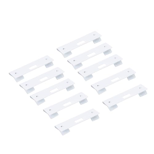 WHAMVOX 10 Stück Teiliges Weiße Metallklammern für Senkrechte Jalousien Reparaturclips Langlebig und Kompatibel mit Meisten Senkrechten Lamellen Fenstervorhang Zubehör WHAMVOX 10 Stück Teiliges Weiße Metallklammern für Senkrechte Jalousien Reparaturclips Langlebig und Kompatibel mit Meisten Senkrechten Lamellen Fenstervorhang Zubehör von WHAMVOX
