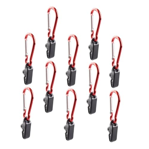 WHAMVOX 10 Stück Teiliges Winddichtes Camping Zelt Clips Robuste Plane Klemmen mit Gezahnten Greifern für Zelt Markise Planenbefestigung im Outdoor Bereich von WHAMVOX