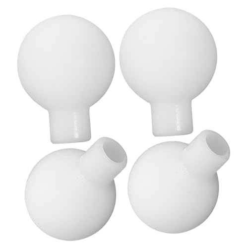 WHAMVOX 100 Stück LED Lampenschirm Kugel Milchig Frosted Globe Ball Lichterkette Abdeckung für Außen Garten Terrasse Dekoration Kompatibel mit LED Lichterketten von WHAMVOX