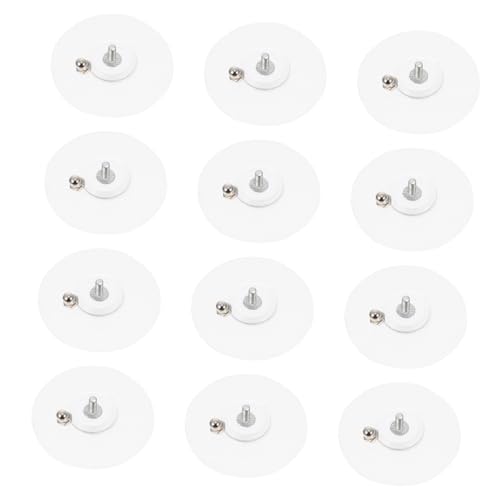 WHAMVOX 12 Stück Selbstklebende Wandnägel Transparent Kunststoff Haken Spurlos Entfernbare Klebehaken Ohne Bohren Für Dekoration Und Aufhängung von WHAMVOX