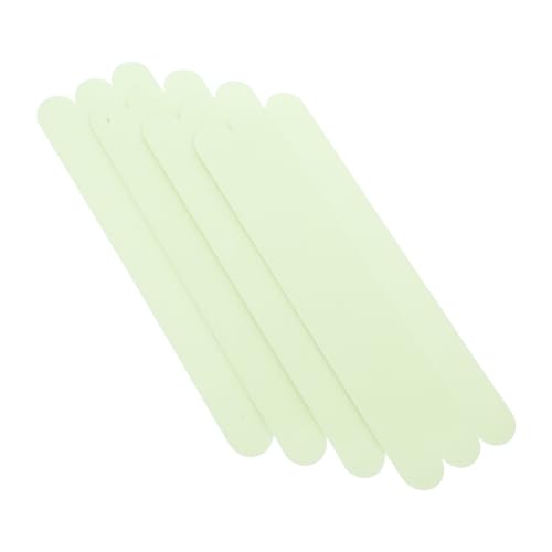 WHAMVOX 12 Stück Teiliges Anti rutsch Klebeband für Treppen und Badewanne Grüne Reflektierende Selbstklebende Transparente Leuchtende Sicherheitsstreifen Rutschfeste Treppenstufen von WHAMVOX