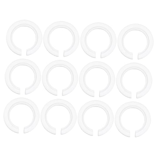 WHAMVOX 12 Stück Teiliges Lampenschirm Weiß Adapter Ringe aus Nylon Langlebig und Einfach zu Montieren Geeignet für Tischlampen Deckenlampen und Bayonet fassungen WHAMVOX 12 Stück Teiliges Lampenschirm Weiß Adapter Ringe aus Nylon Langlebig und Einfach zu Montieren Geeignet für Tischlampen Deckenlampen und Bayonet fassungen von WHAMVOX