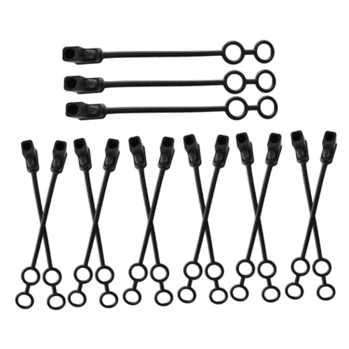 WHAMVOX 15 Stück Teiliges PVC Staubschutzkappen für Sae Stecker Wasserdichte Verlängerungskabel Abdeckungen Verschleißfest Einfach zu Montieren Kompatibel für Kabelanschlüsse von WHAMVOX