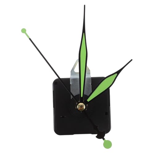 WHAMVOX 1Satz Uhrwerk Mechanismus mit Leuchtenden Zeigern DIY Uhr Reparatur und Bastelbedarf Perfektes Zubehör für Projekte und Uhrendesign Achsige Quarz Technologie von WHAMVOX
