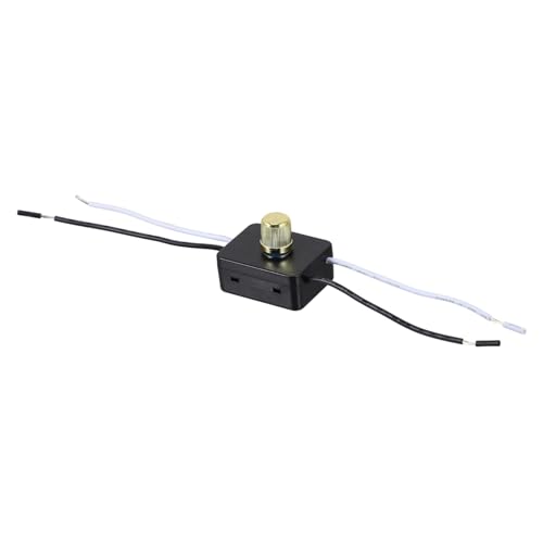 WHAMVOX 1Stück LED Tischleuchte mit Drehschalter Knopfschalter für LED Tischlampe Tischlichtzubehör mit Breiter Dimmfunktion Robuste Konstruktion von WHAMVOX