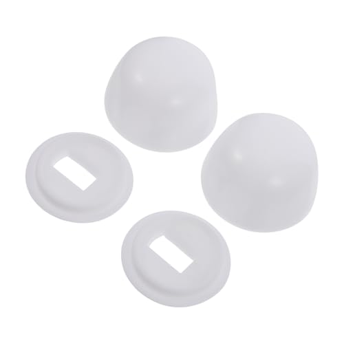 WHAMVOX 2 Paar Toilettenschrauben Abdeckkappen Rostschutz Wc Schraubenabdeckung zur Dekoration und Befestigung von Toilettensitzen Einfache Montage Langlebig und Altersbeständig WHAMVOX 2 Paar Toilettenschrauben Abdeckkappen Rostschutz Wc Schraubenabdeckung zur Dekoration und Befestigung von Toilettensitzen Einfache Montage Langlebig und Altersbeständig von WHAMVOX