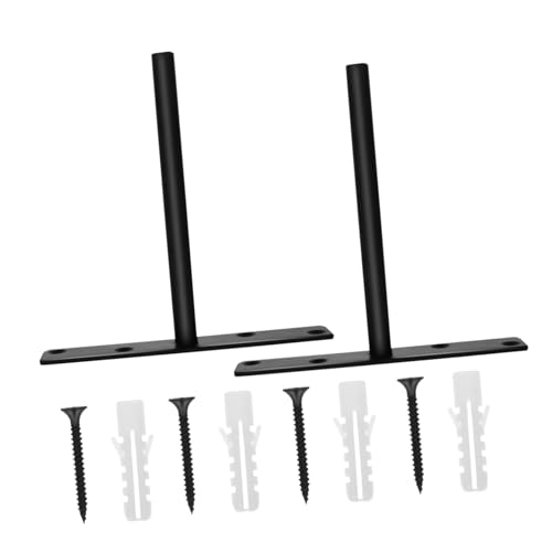 WHAMVOX 2 Sätze Schwerlast T förmige Unsichtbare Regalhalterung mit Verdeckten Schrauben und Dübeln für Wandmontage Stabile Metallwinkel zur Befestigung von Wandregalen in Küche Büro WHAMVOX 2 Sätze Schwerlast T förmige Unsichtbare Regalhalterung mit Verdeckten Schrauben und Dübeln für Wandmontage Stabile Metallwinkel zur Befestigung von Wandregalen in Küche Büro von WHAMVOX