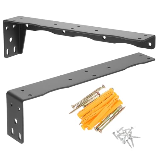WHAMVOX 2 Stück Aufhängungshalterungen Halterungen Für Schwebende Industrieregale Für Wand Deckenregal Hängeregale Schwebende Stützregale Wandmontage Eckeisen von WHAMVOX