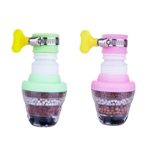 WHAMVOX 2 Stück Drehbarer Wasserhahn Verlängerung mit Spritzschutz Wasserfilter und Wassersparer für Küche und Bad Einfache Montage Kalkfilterfunktion Luftsprudler zur Zufällige Farbe WHAMVOX 2 Stück Drehbarer Wasserhahn Verlängerung mit Spritzschutz Wasserfilter und Wassersparer für Küche und Bad Einfache Montage Kalkfilterfunktion Luftsprudler zur Zufällige Farbe von WHAMVOX