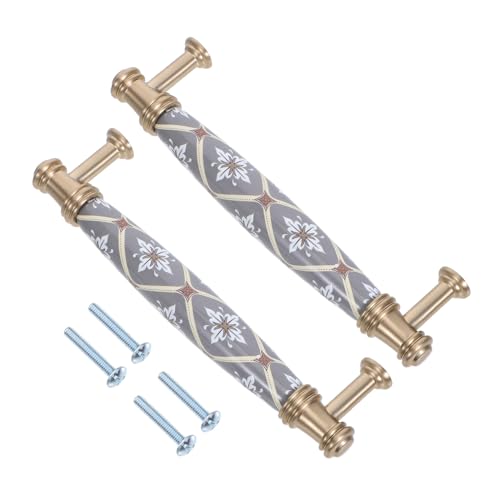 WHAMVOX 2 Stück Keramik Möbelgriffe Chinesischer Stil Porzellan Griffe für Schränke Kommoden Schlafzimmer Bad Retro Design Einfache Montage Lochabstand WHAMVOX 2 Stück Keramik Möbelgriffe Chinesischer Stil Porzellan Griffe für Schränke Kommoden Schlafzimmer Bad Retro Design Einfache Montage Lochabstand von WHAMVOX
