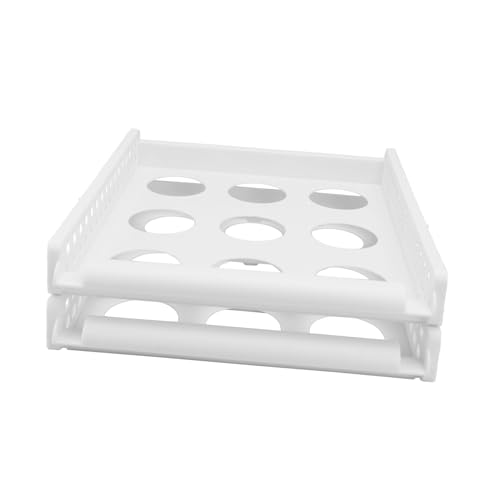 WHAMVOX 2 Stück Kleiderschrank Organizer Kunststoff Stapelbare Aufbewahrungsboxen Faltbare Schubladeneinteiler für Ordentliche Kleidung und Vielseitige Aufbewahrung von WHAMVOX