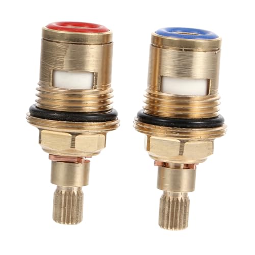 WHAMVOX 2 Stück Kupfer Wasserhahn Ventile Ersatzventile für Badarmaturen Hochtemperaturbeständig Korrosionsfest Präzise Gefertigt Langlebig Tropfsicher WHAMVOX 2 Stück Kupfer Wasserhahn Ventile Ersatzventile für Badarmaturen Hochtemperaturbeständig Korrosionsfest Präzise Gefertigt Langlebig Tropfsicher von WHAMVOX